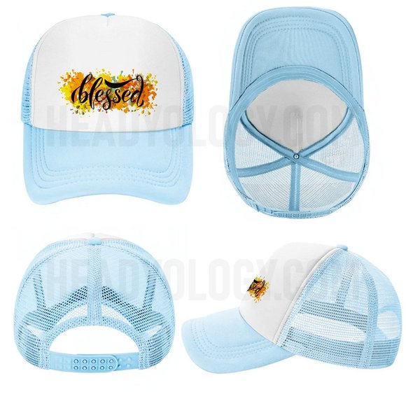 Blessed Hats With Floral Design Colorful Hats Baseball Trucker Hats UNISEX - Picture 16 of 16